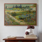Garden at Arles, 1888 - Floater Framed Canvas Print