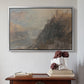 Rheinfels Looking to Katz and Gourhausen, 1817 - Floater Framed Canvas Print