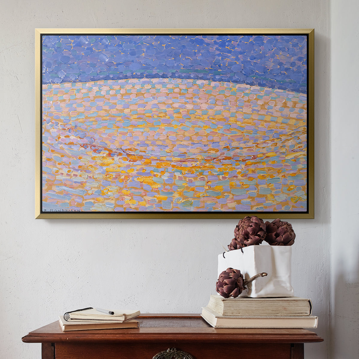 Dune III, 1909 - Floater Framed Canvas Print