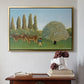 Meadlowland (The Pasture), 1910 - Floater Framed Canvas Print