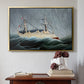 A Ship in the Storm, c. 1899 - Floater Framed Canvas Print