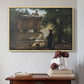 A Catholic Priest in Front of a Sarcophagus, c. 1857 - Floater Framed Canvas Print