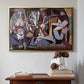Women of Algiers (Version O), 1955 - Floater Framed Canvas Print