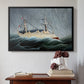 A Ship in the Storm, c. 1899 - Floater Framed Canvas Print