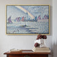Entrance to the Port of Honfleur, 1899 - Floater Framed Canvas Print