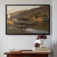 Landingsbrygge Husvik, Drøbak, 1875 - Floater Framed Canvas Print