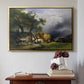 The Harvest Wagon (Der Heuwagen), c. 1850 - Floater Framed Canvas Print