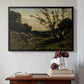 Morning in the Nievre, 1877 - Floater Framed Canvas Print