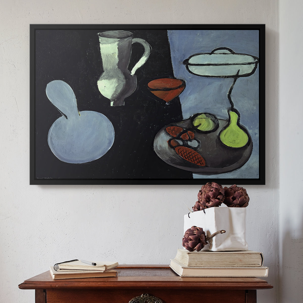 The Gourds (Les coloquintes), 1916 - Floater Framed Canvas Print