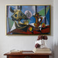 Still Life with Bull's Skull, 1939 - Floater Framed Canvas Print