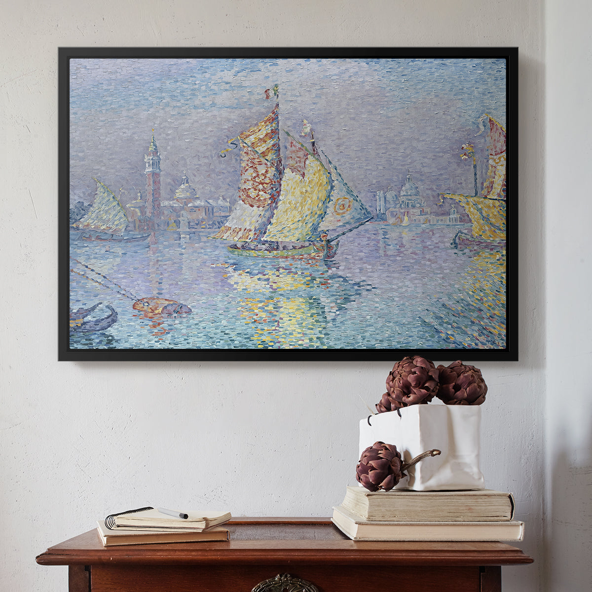 Venice, the Yellow Sail, 1904 - Floater Framed Canvas Print