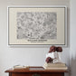 Fleurs, 1866 (Morris Inspired) - Floater Framed Canvas Print