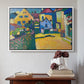 Green Lane in Murnau, 1909 - Floater Framed Canvas Print