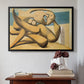 Figures at the Seaside (The Kiss), 1931 - Floater Framed Canvas Print