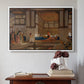 A Lady Receiving Visitors (The Reception), 1873 - Floater Framed Canvas Print