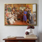 The Finding of the Saviour in the Temple, 1854-1860 - Floater Framed Canvas Print