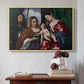 Madonna and Child with Saints Dorothy and George, c. 1516 - Floater Framed Canvas Print