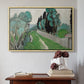 Landscape with Cypresses and Olive Trees near Nice, c. 1918 - Floater Framed Canvas Print