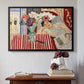 Woman with Anemones (Femme et anémones), c. 1920-1921 - Floater Framed Canvas Print