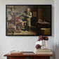 The Plate Printer, 1875 - Floater Framed Canvas Print