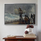 The Signal of Distress, c. 1896 - Floater Framed Canvas Print