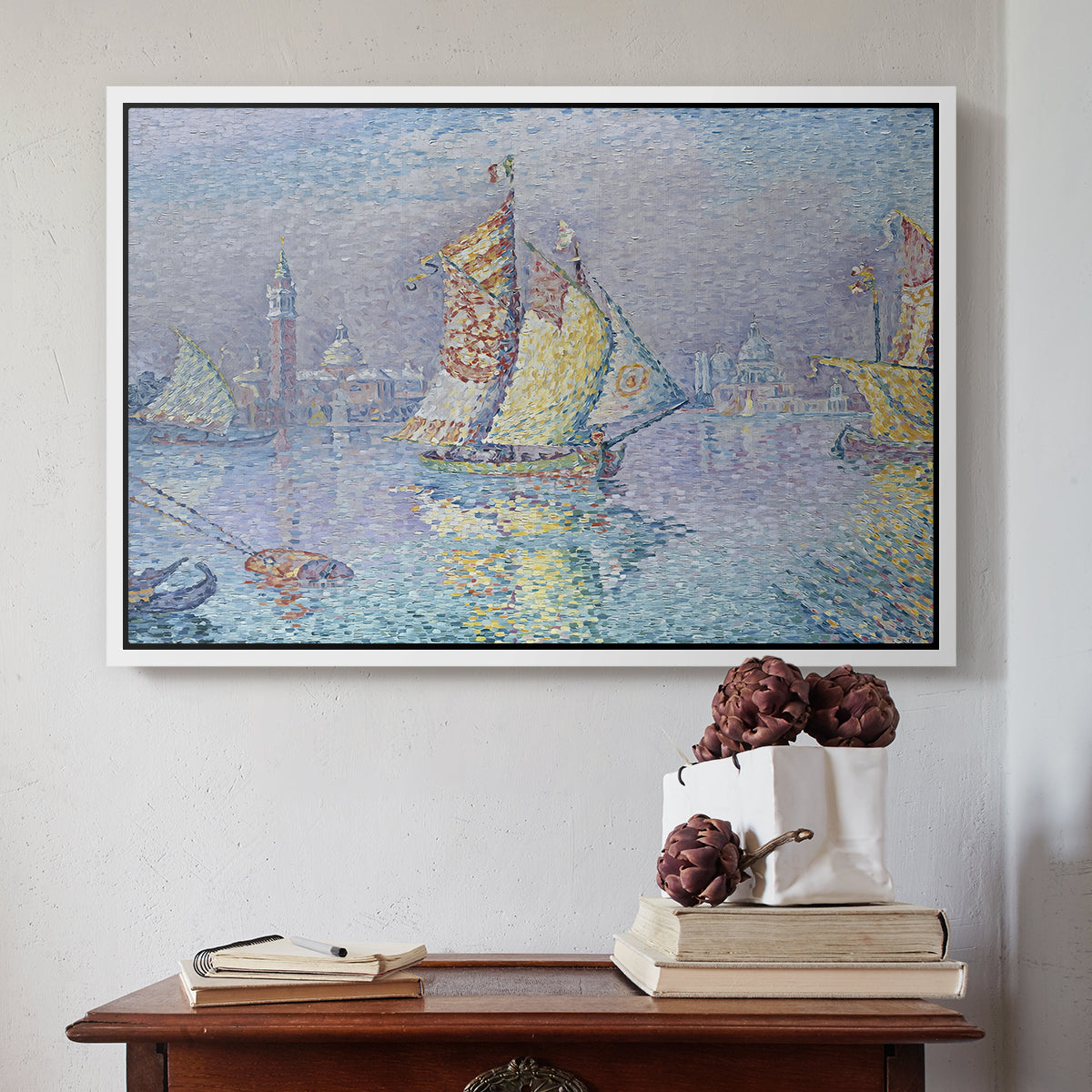 Venice, the Yellow Sail, 1904 - Floater Framed Canvas Print