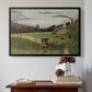 The Chair Factory at Alfortville, 1897 - Floater Framed Canvas Print