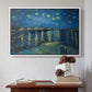 Starry Night Over the Rhône, 1888 - Floater Framed Canvas Print