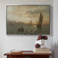 View from the Oslofjord, 1866 - Floater Framed Canvas Print