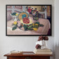 Still Life with Pineapple and Lemons, 1925 - Floater Framed Canvas Print