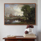 Dedham Lock and Mill, c. 1820 - Floater Framed Canvas Print