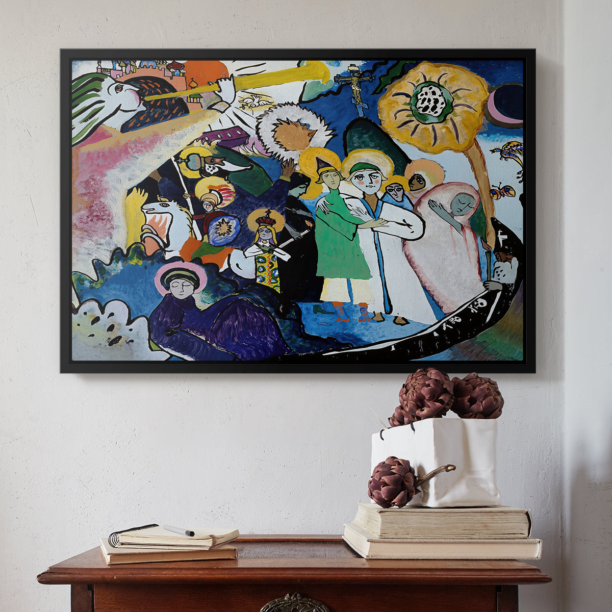 All Saints Day I, 1911 - Floater Framed Canvas Print