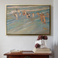 Children Playing on the Beach in Valencia, c. 1908 - Floater Framed Canvas Print