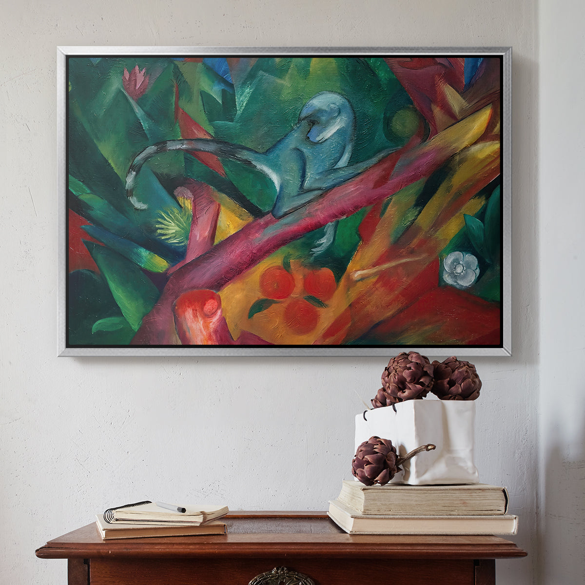 The Monkey, 1912 - Floater Framed Canvas Print
