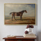 Dr. Syntax, a Bay Racehorse, Standing in a Coastal Landscape, an Estuary Beyond, c. 1820 - Floater Framed Canvas Print