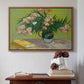 Vase with Oleanders and Books, 1888 - Floater Framed Canvas Print