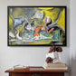 Still Life with Cat and Lobster, 1962 - Floater Framed Canvas Print