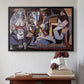 Women of Algiers (Version O), 1955 - Floater Framed Canvas Print