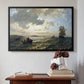 Fresh Breeze on the Norwegian Coast, 1876 - Floater Framed Canvas Print