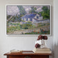 Houses in Auvers, 1890 - Floater Framed Canvas Print