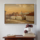The Riding School at Akershus Castle, 1846 - Floater Framed Canvas Print
