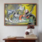 Still Life with Cat and Lobster, 1962 - Floater Framed Canvas Print