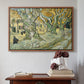 The Large Plane Trees (Road Menders at Saint-Rémy), 1889 - Floater Framed Canvas Print