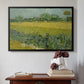 Field with Irises near Arles, 1888 - Floater Framed Canvas Print