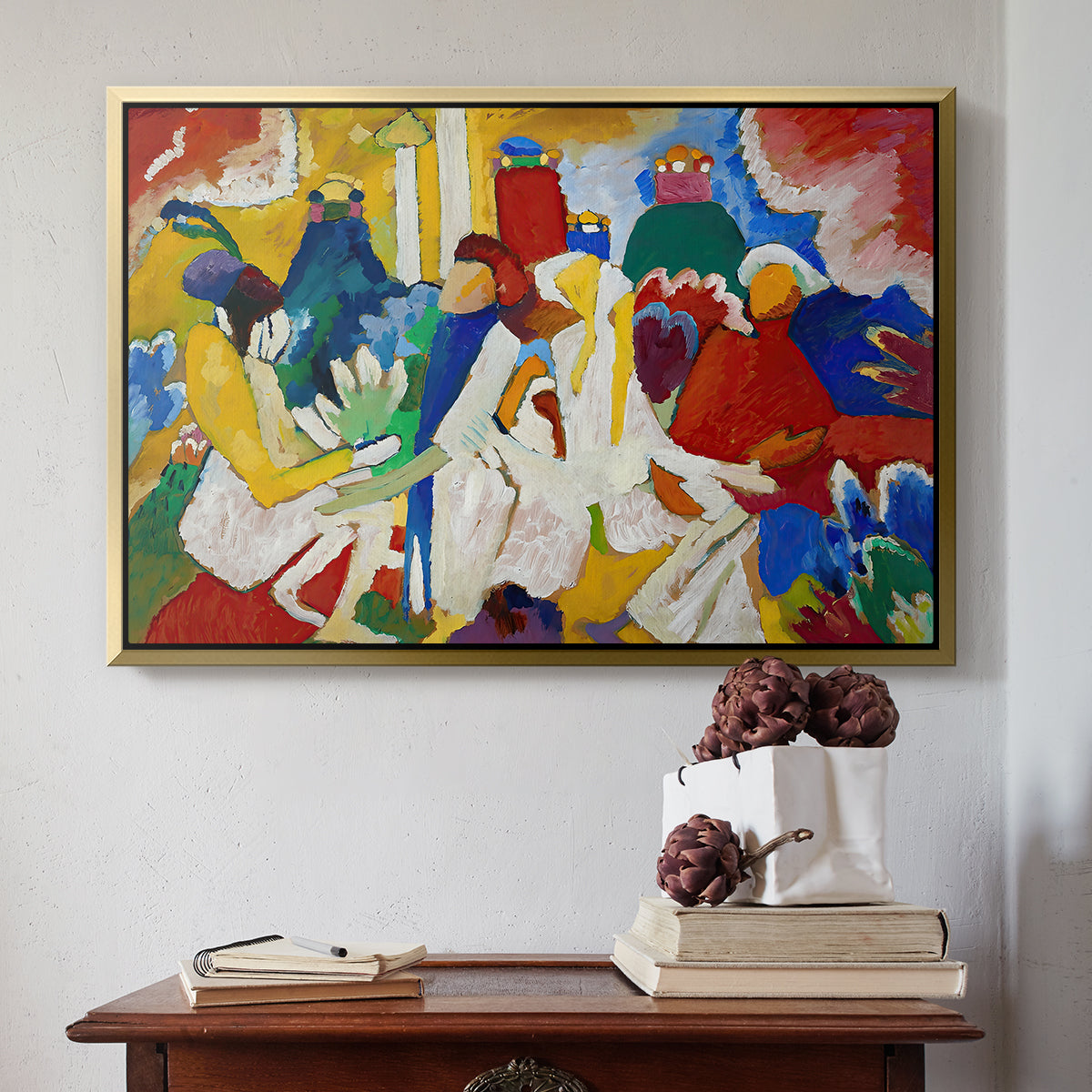Oriental, 1909 - Floater Framed Canvas Print