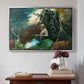 Campfire, Adirondacks, 1892 - Floater Framed Canvas Print