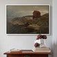 A Fisherman's Home, Lillesand, 1858 - Floater Framed Canvas Print