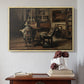 The Studio of Ferdinand De Braekeleer I, Father of the Painter, c. 1873-1885 - Floater Framed Canvas Print