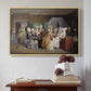 The Maternity Room (Scene from "Barselstuen"), 1845 - Floater Framed Canvas Print