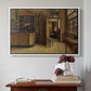 The Old Inn 'Het Loodshuis' in Antwerp, 1877 - Floater Framed Canvas Print